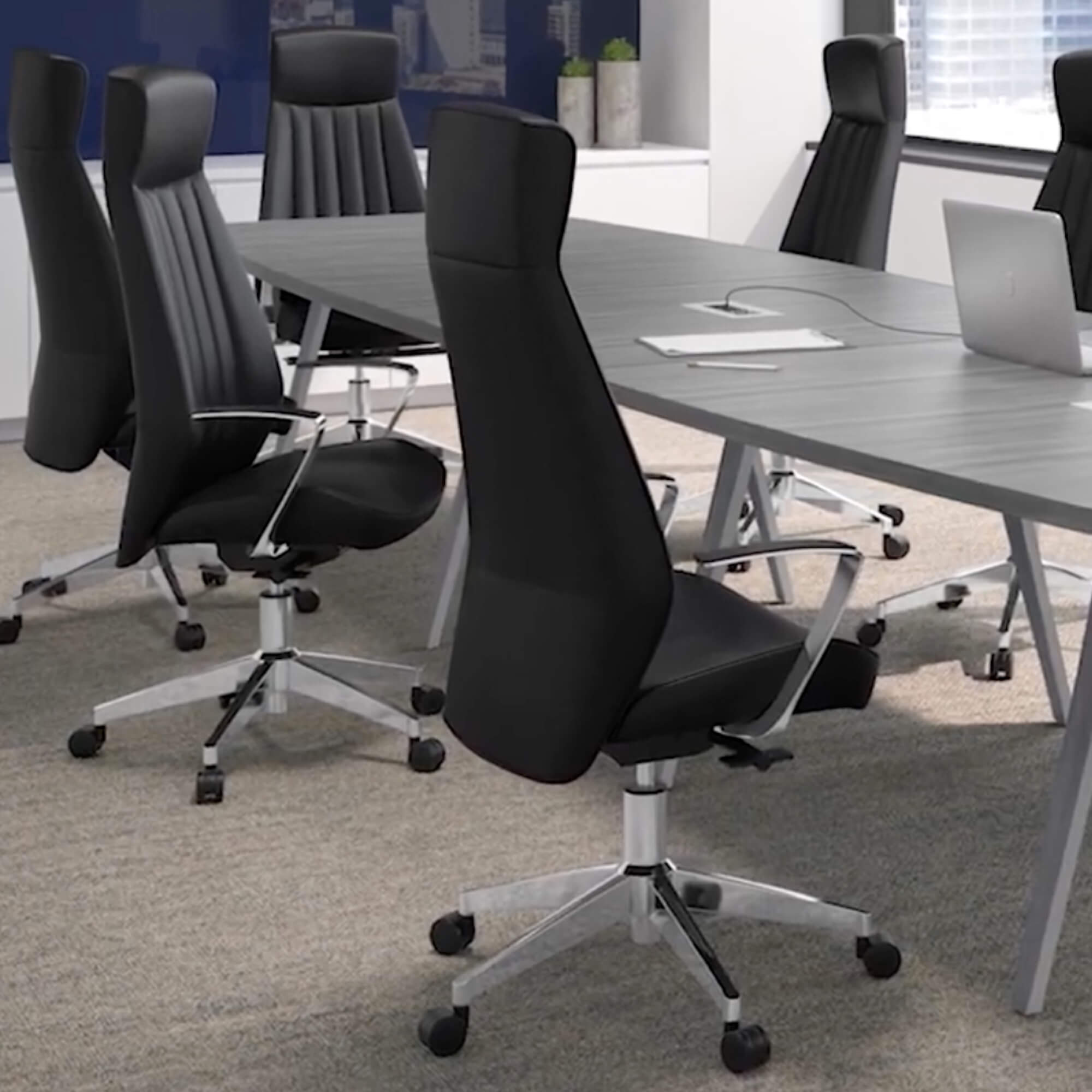 Office furniture chairs office desk chairs leather executive office chair high back space view 1