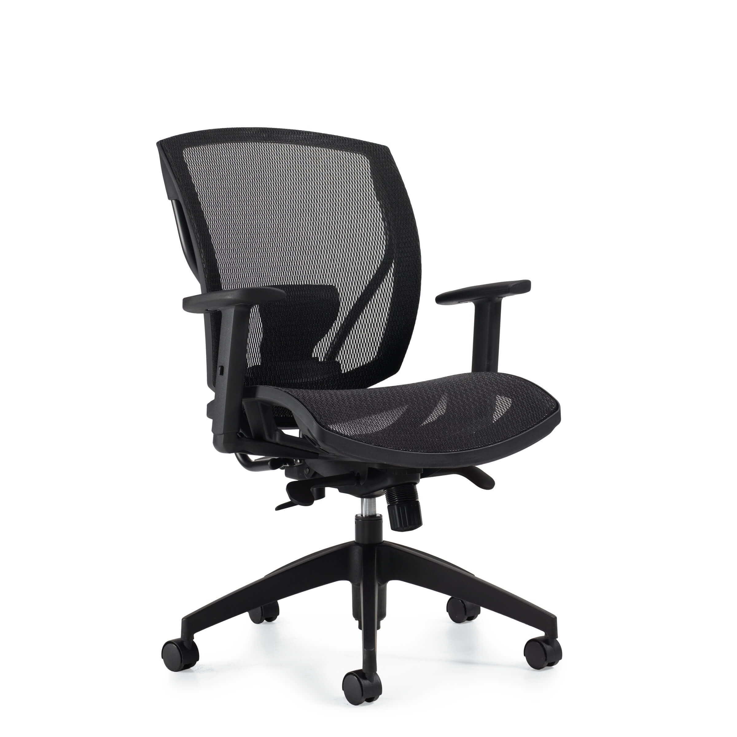 Office furniture chairs office desk chairs mesh office chair with mesh seat angle image
