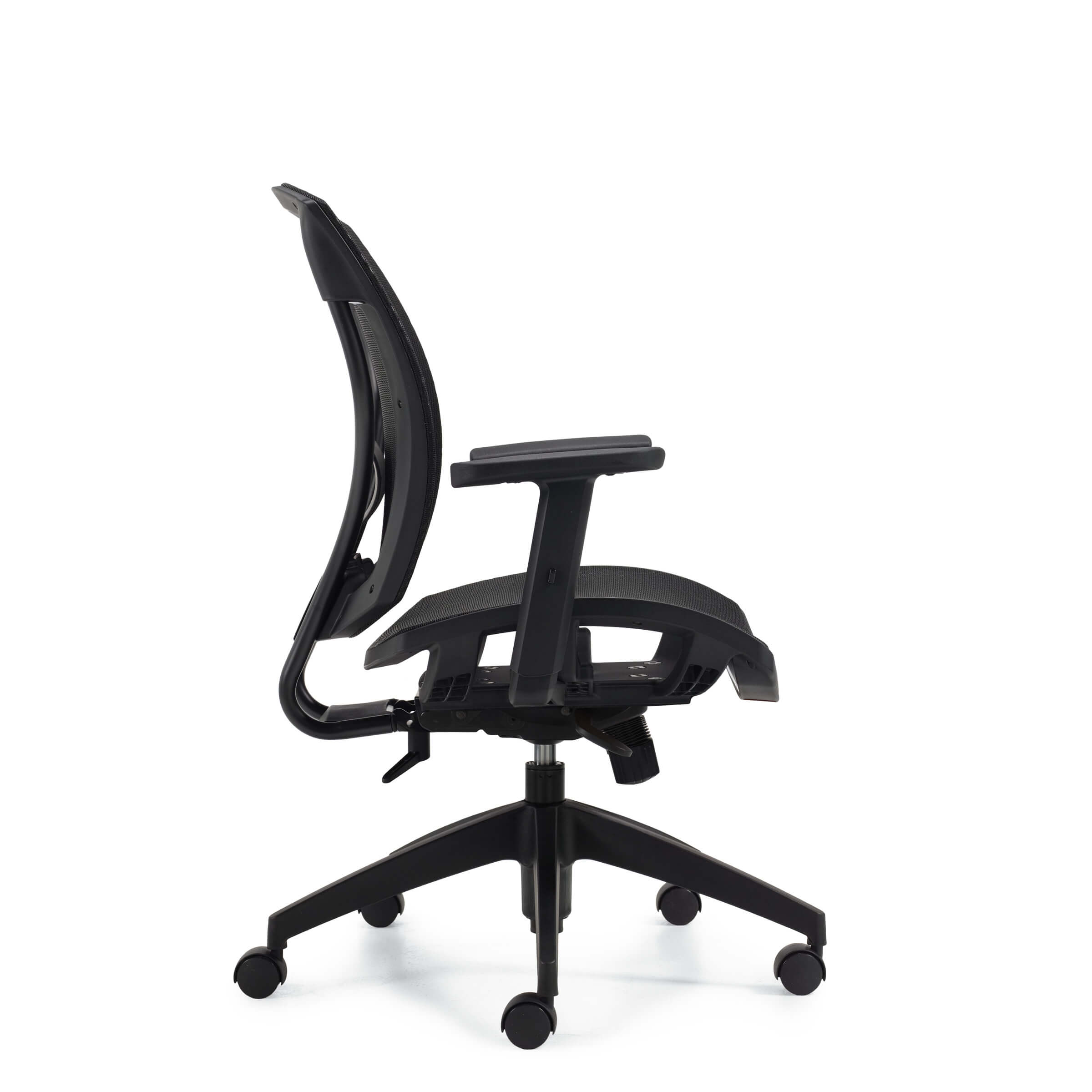 Office furniture chairs office desk chairs mesh office chair with mesh seat side image