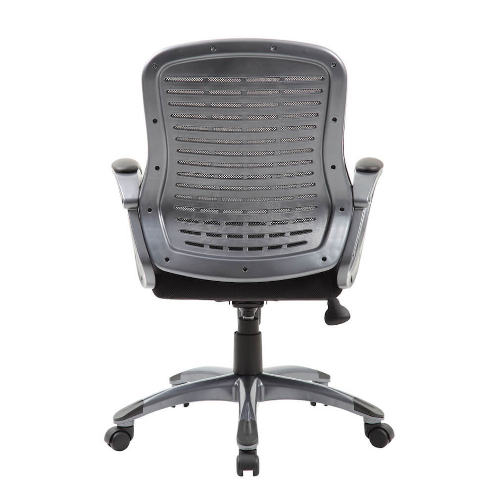 Office furniture chairs office desk chairs metal frame office chair back view