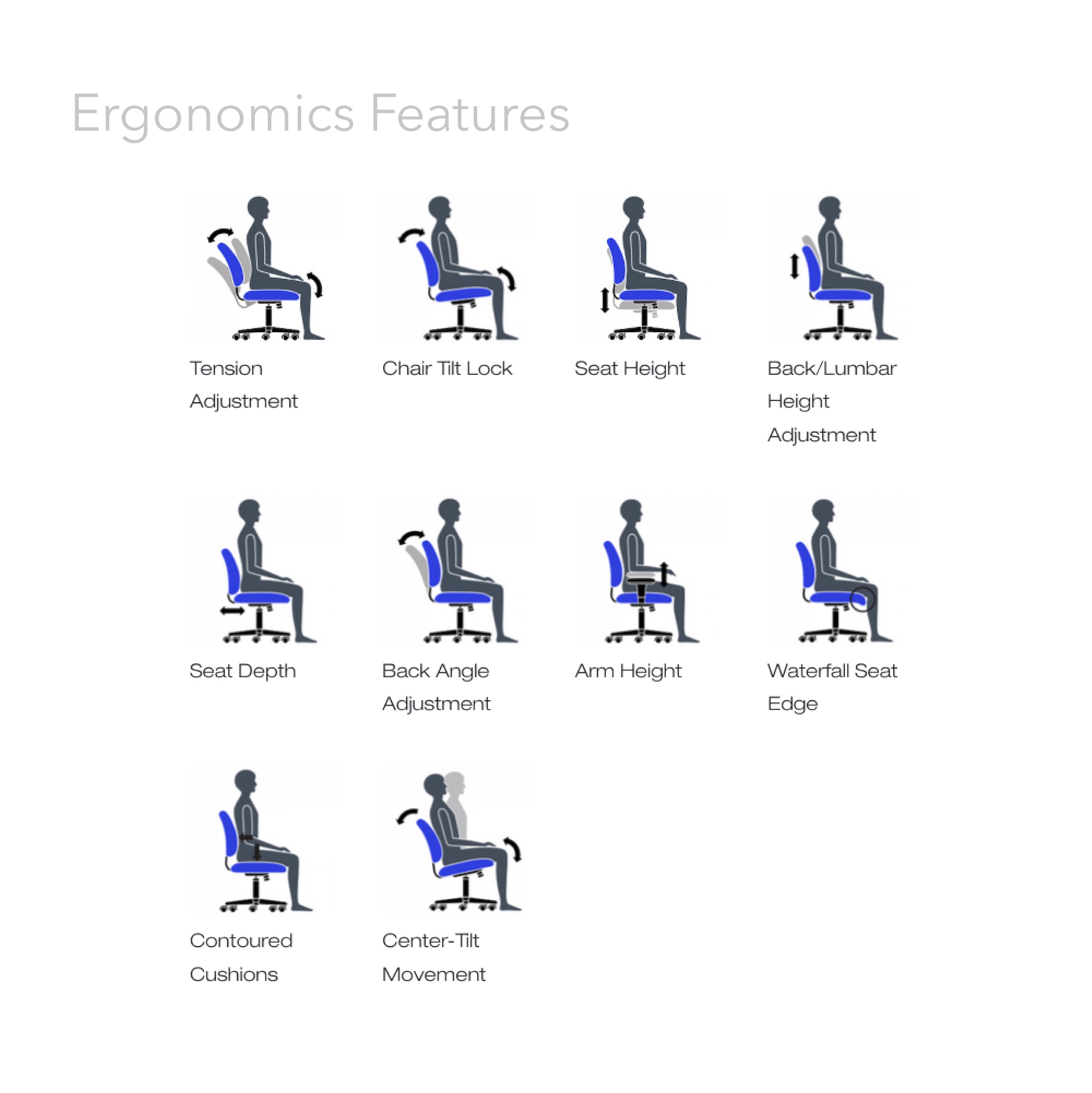 Office furniture chairs office desk chairs mid back executive chair ergonomics