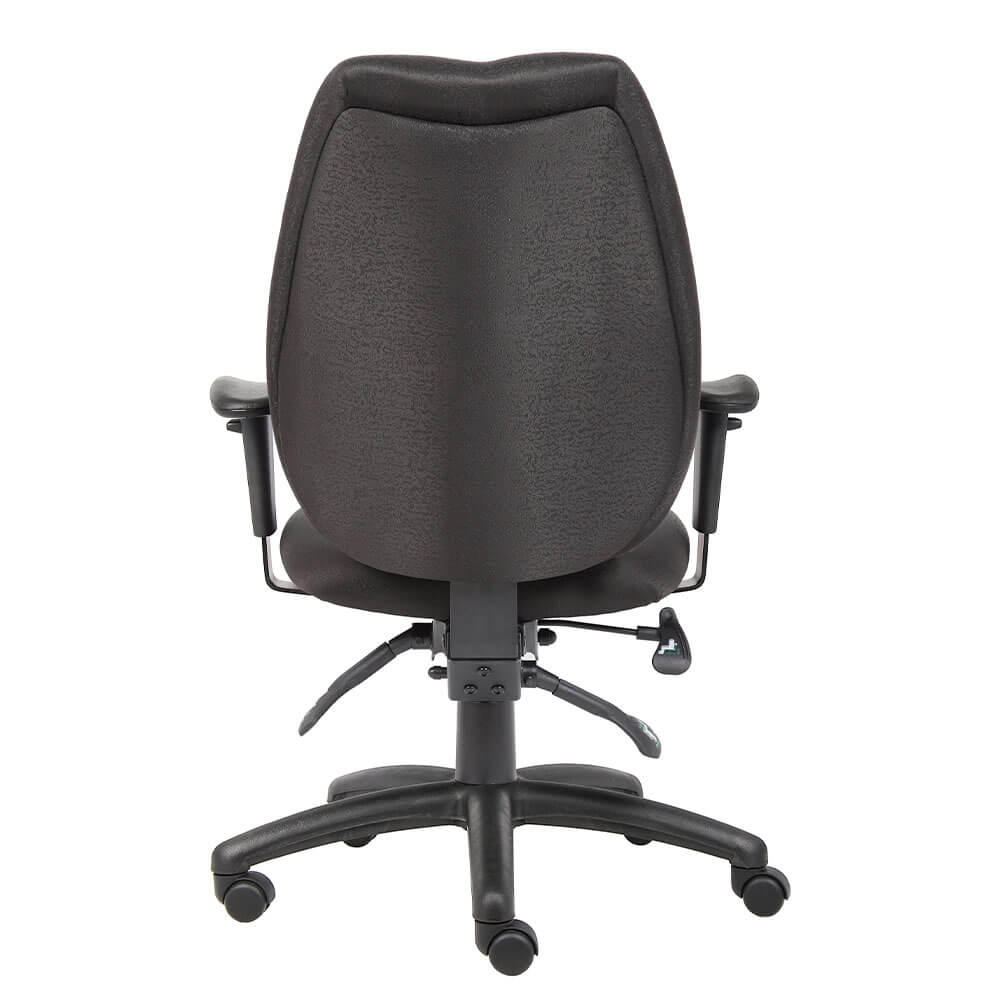 Office furniture chairs office desk chairs norflex task chair back view 1