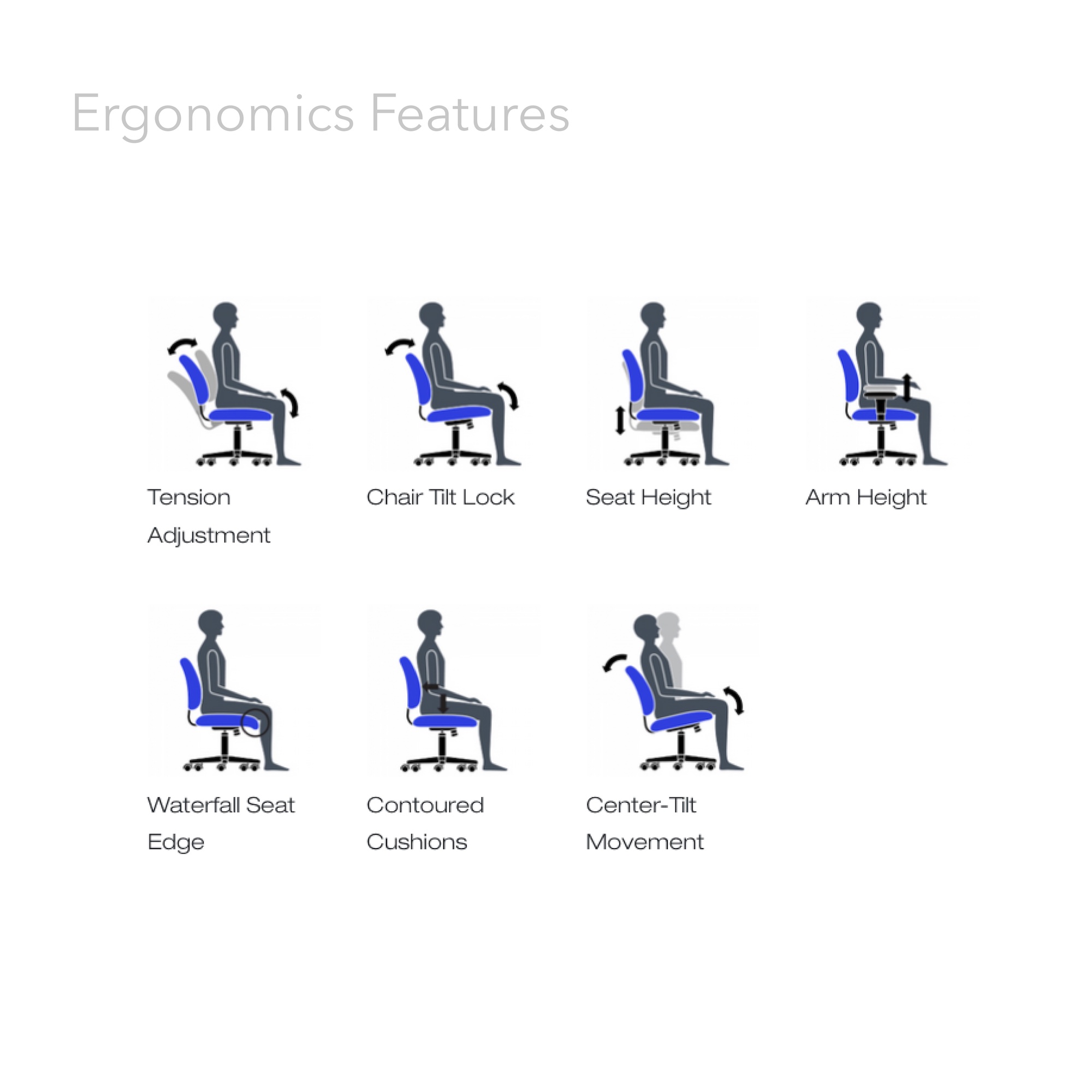 Office furniture chairs office desk chairs office chair back pain support ergonomics