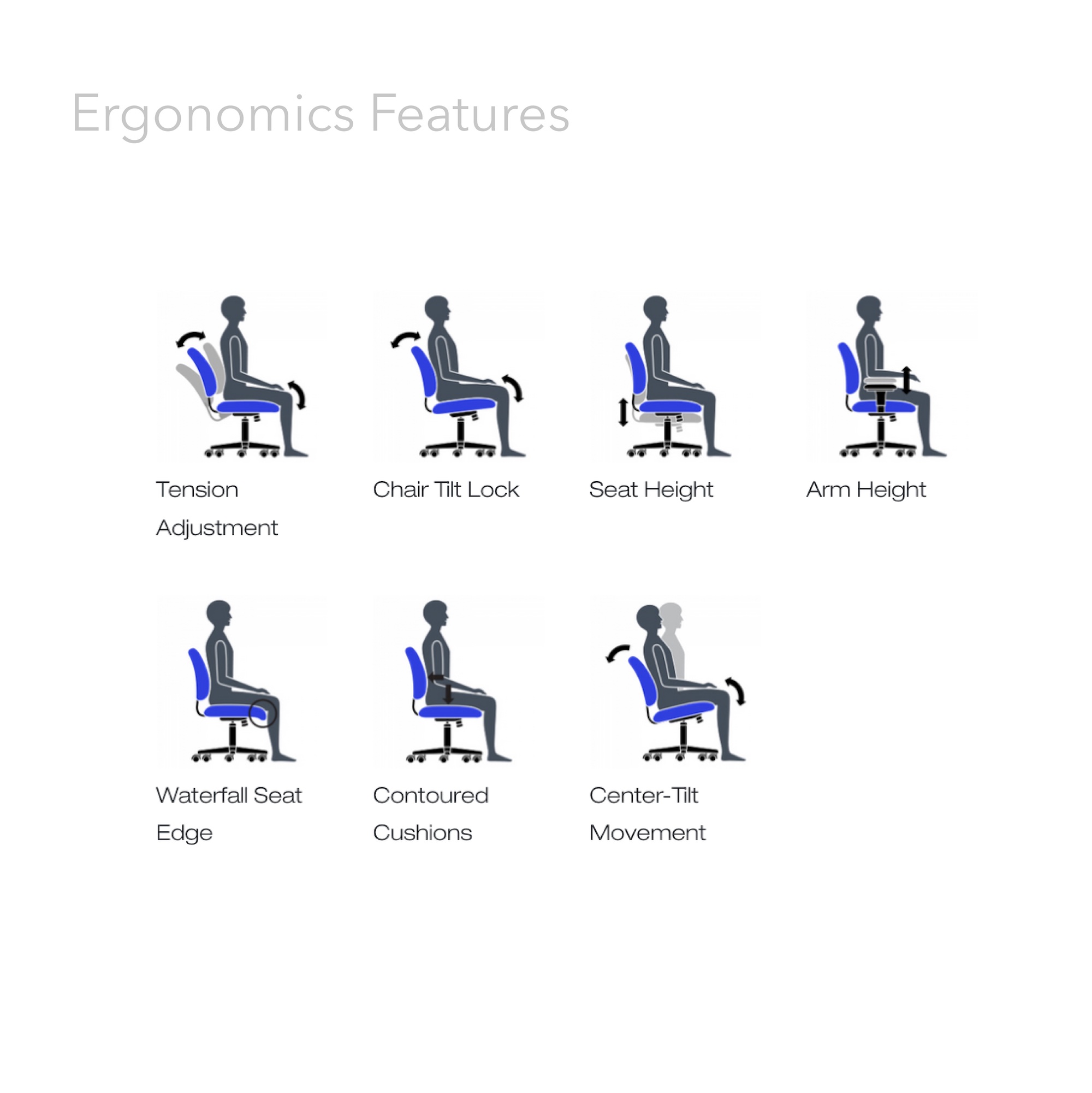 Office furniture chairs office desk chairs task chair ergonomics