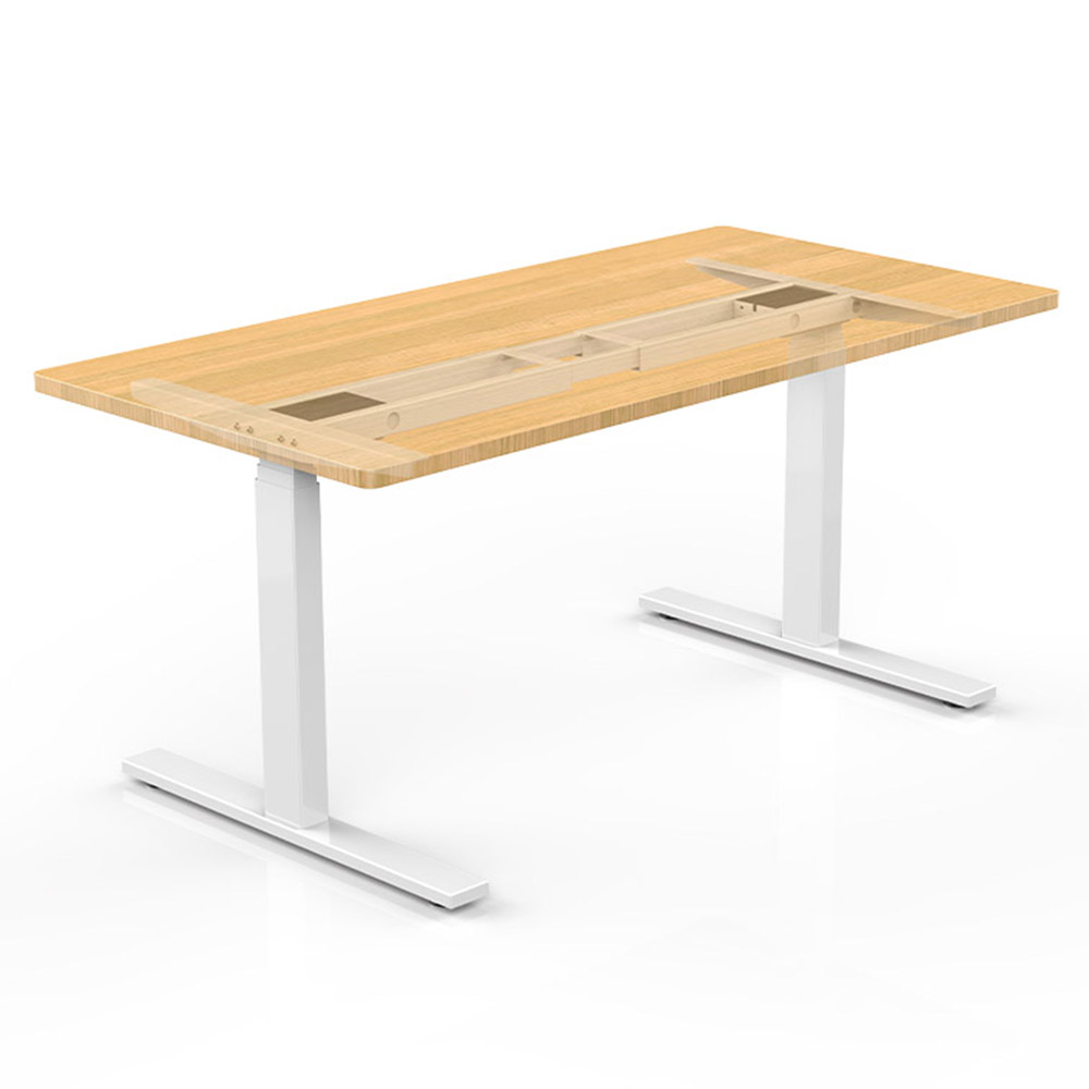 Sit and stand desk electric sit+stand desk dual motor standing desk with 3 stage