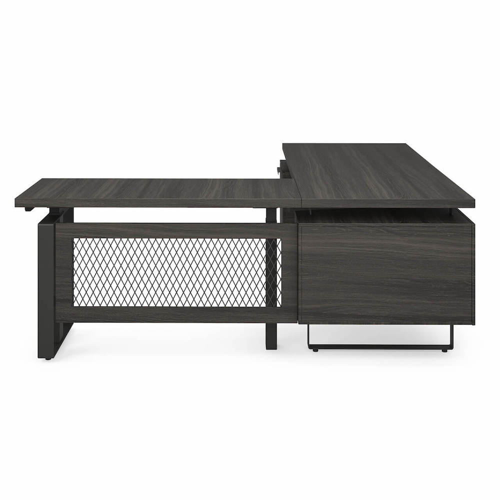 Sit and stand desk sit and stand corner desk sit stand corner desk electric lateral view