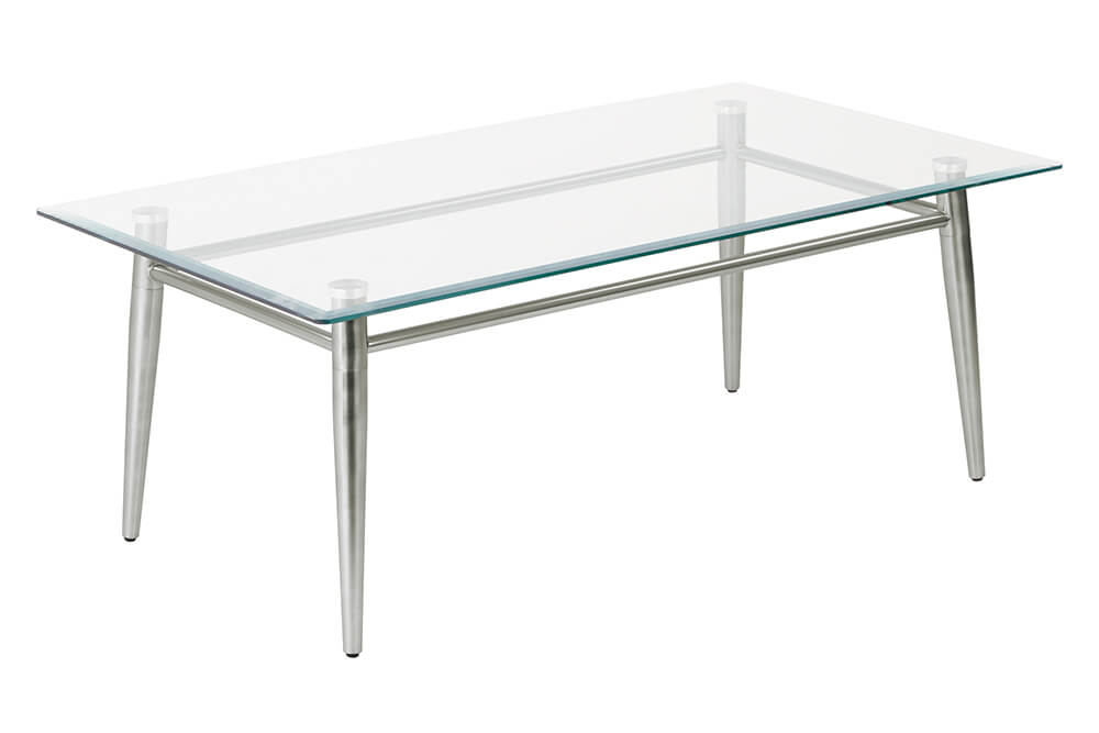 Sleek modern occasional tables coffee table