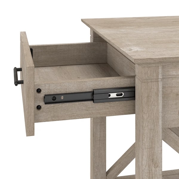 West coffee table with set of two end tables detail 3