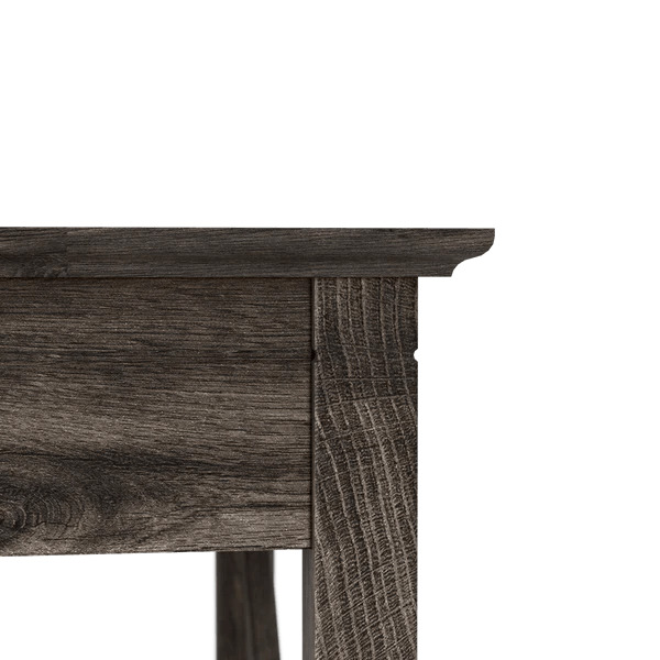 West style desk with 2 drawer lateral file cabinet detail 2