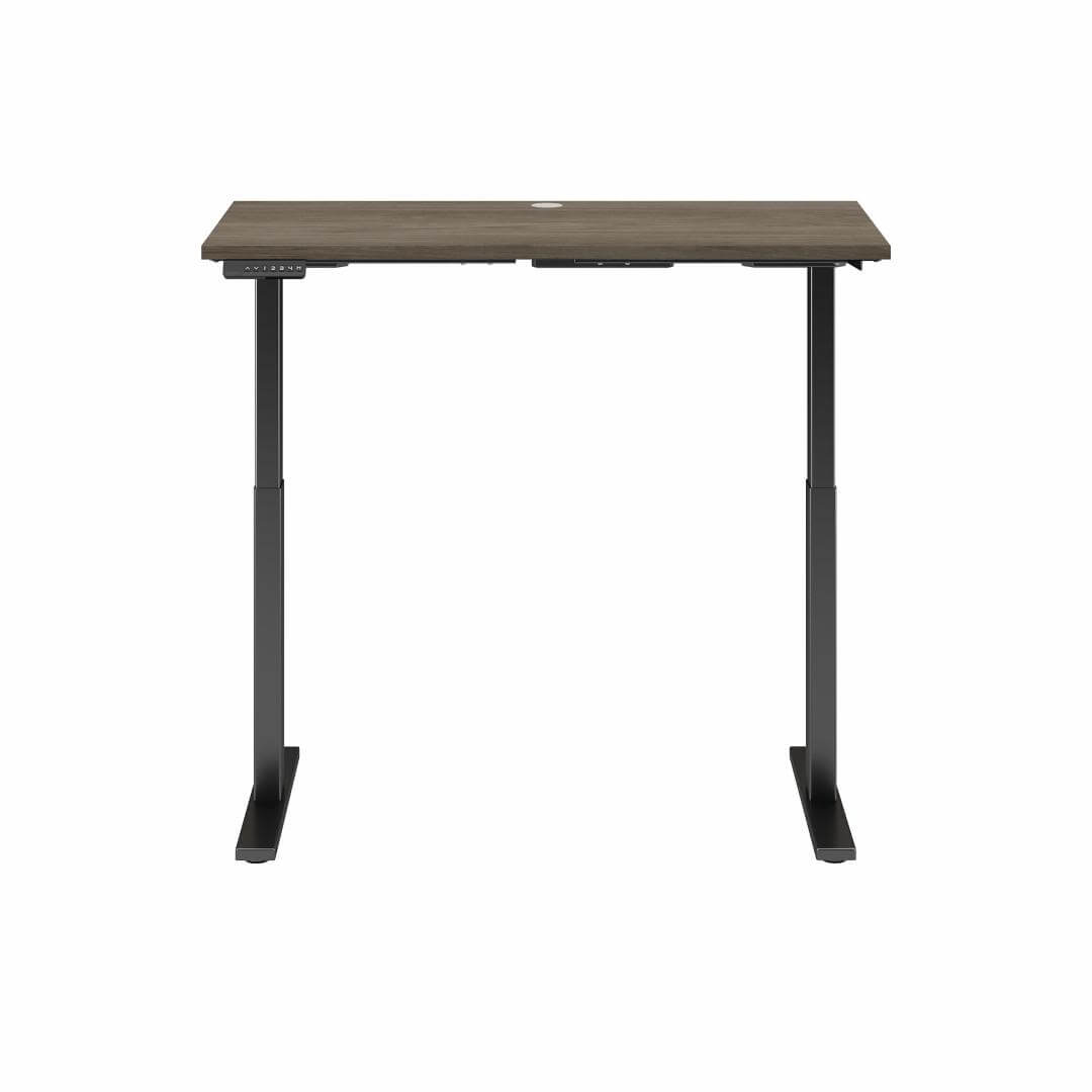 Sit and stand computer desk 48w x 24d front