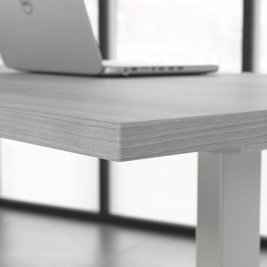 Sit and stand computer desk 60w x 30d edges