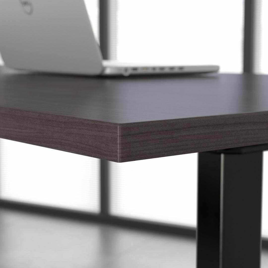 Sit and stand computer desk 72w x 30d edges