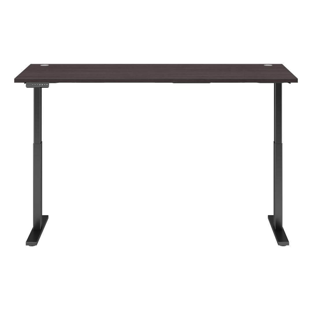 Sit and stand computer desk 72w x 30d front