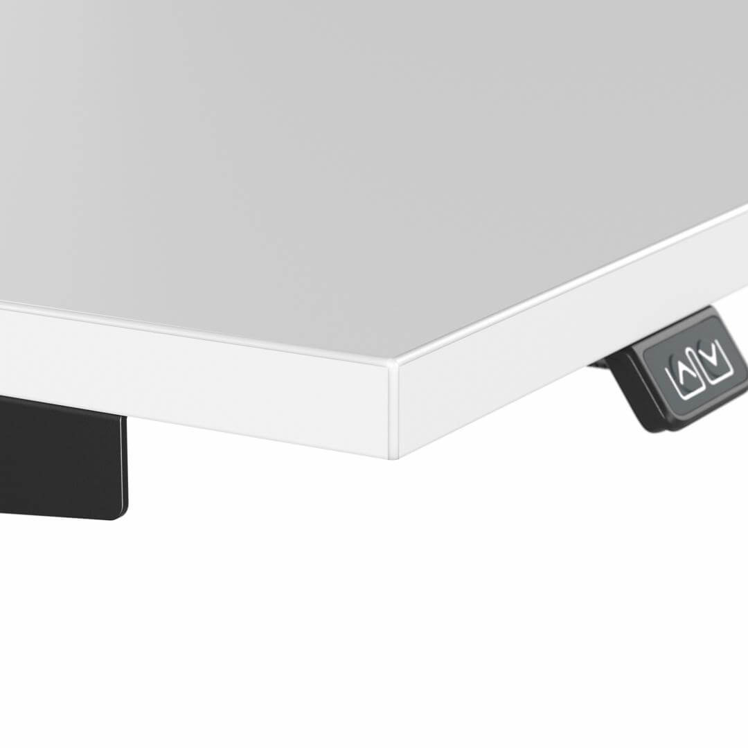 Sit stand desk adjustable 60w x 30d edges