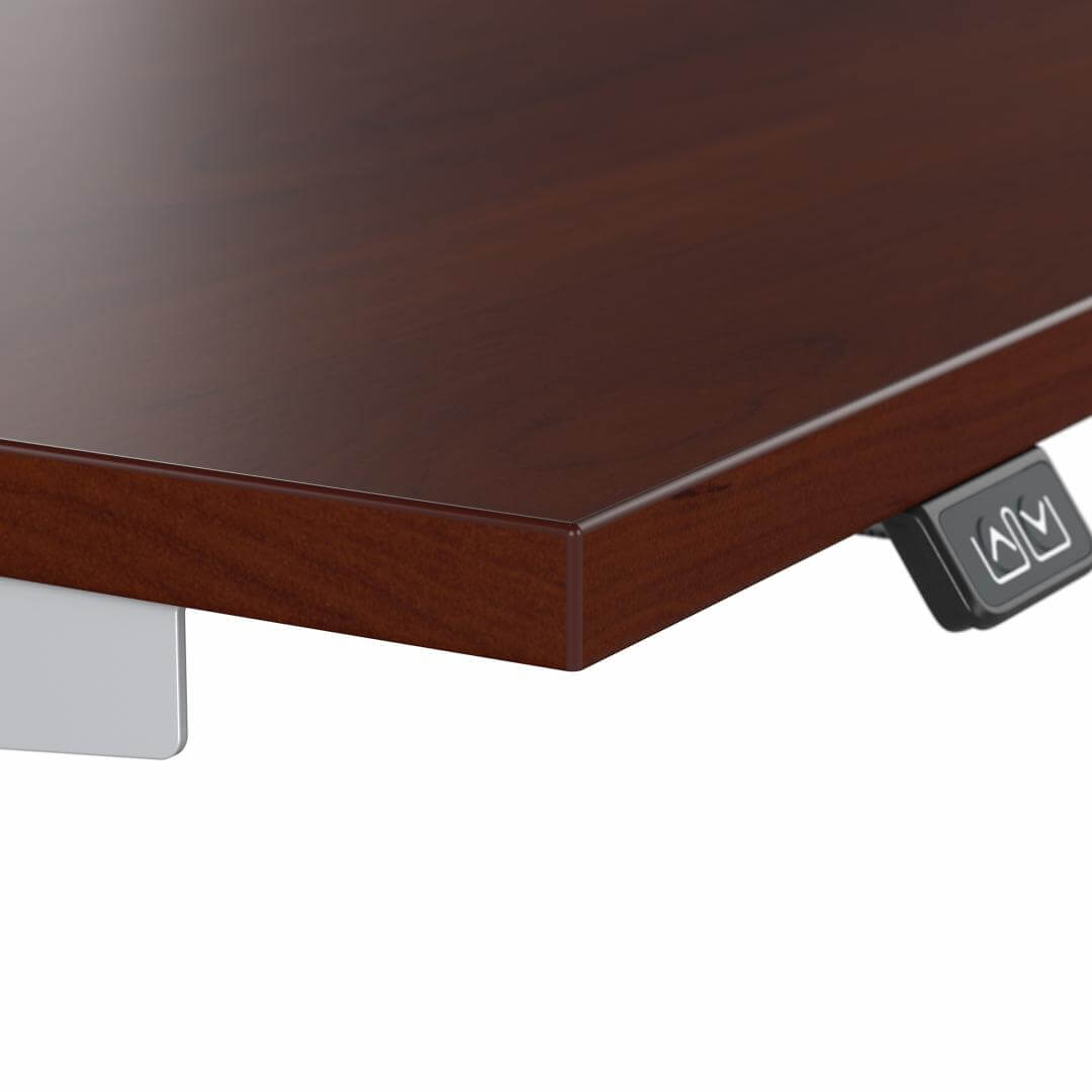 Sit stand desk adjustable 72w x 30d edges