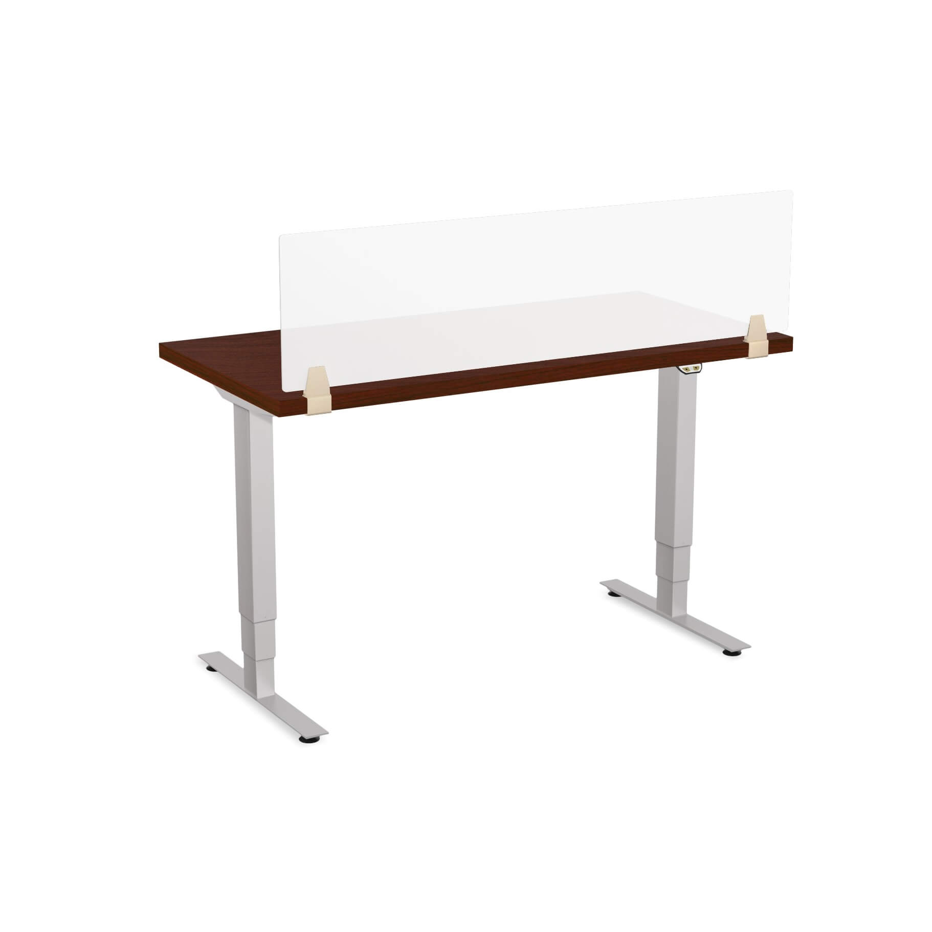 Sit stand desk adjustable CUB 1D PATR 2448 MH PS EPS