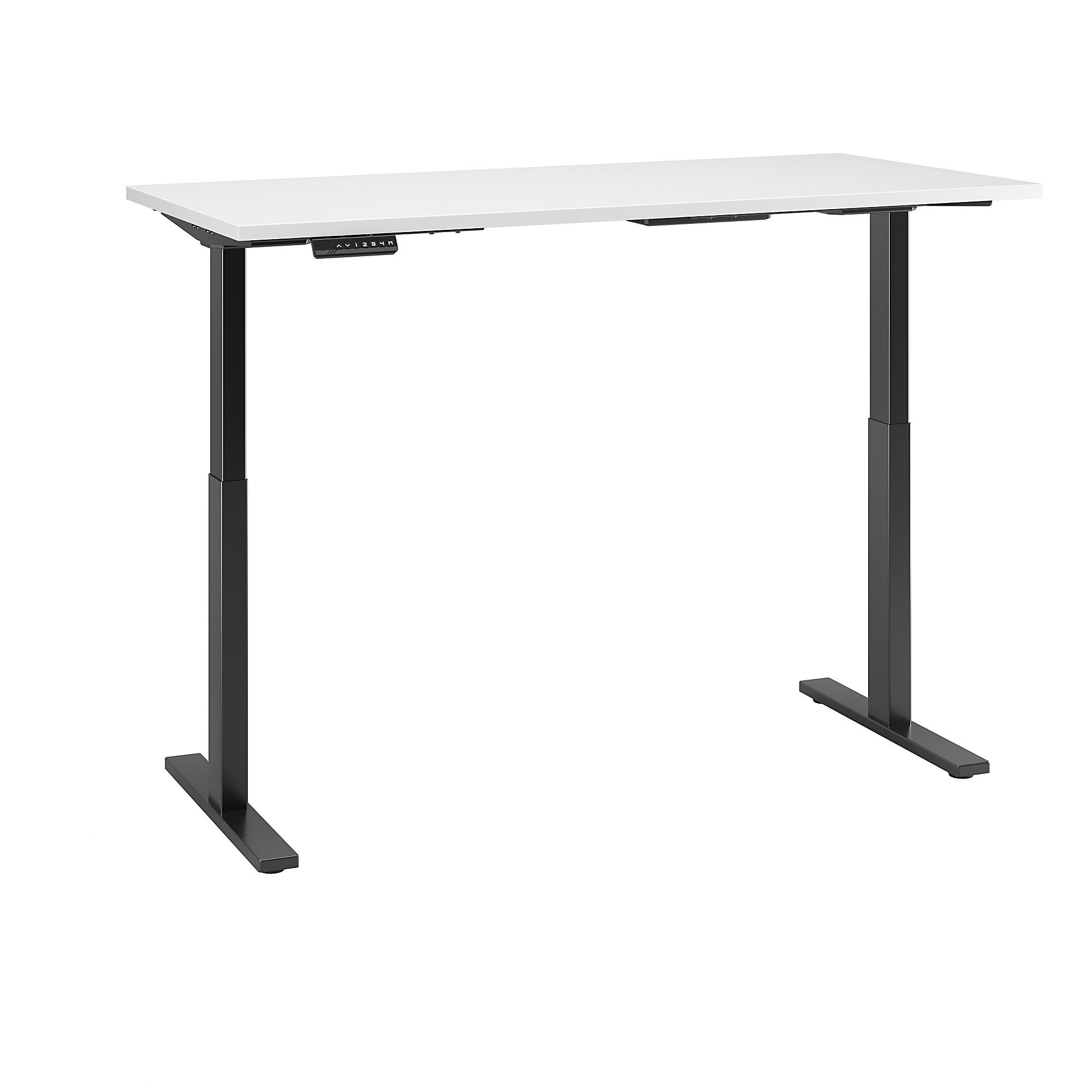 Sit stand desk adjustable CUB M6S6030WHBK FBB