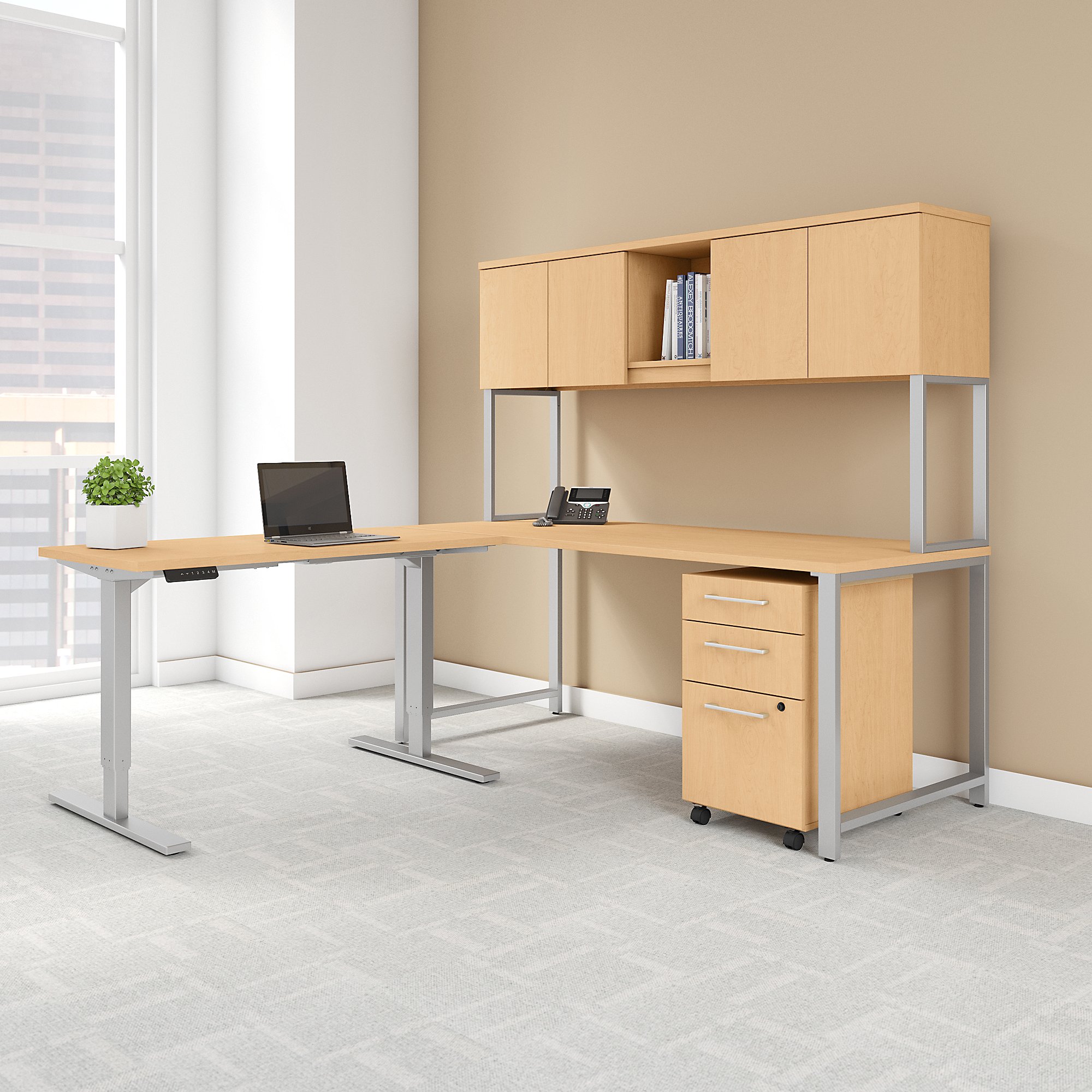Sit stand desk adjustable environmental 1