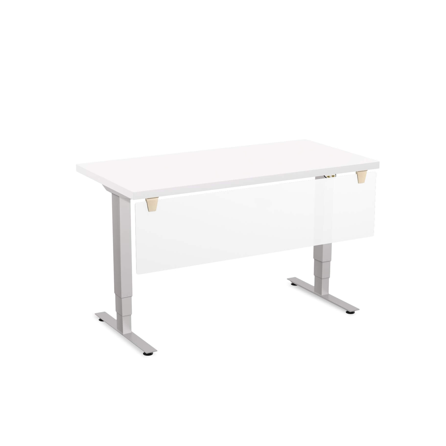 Desk Modesty Panel in White