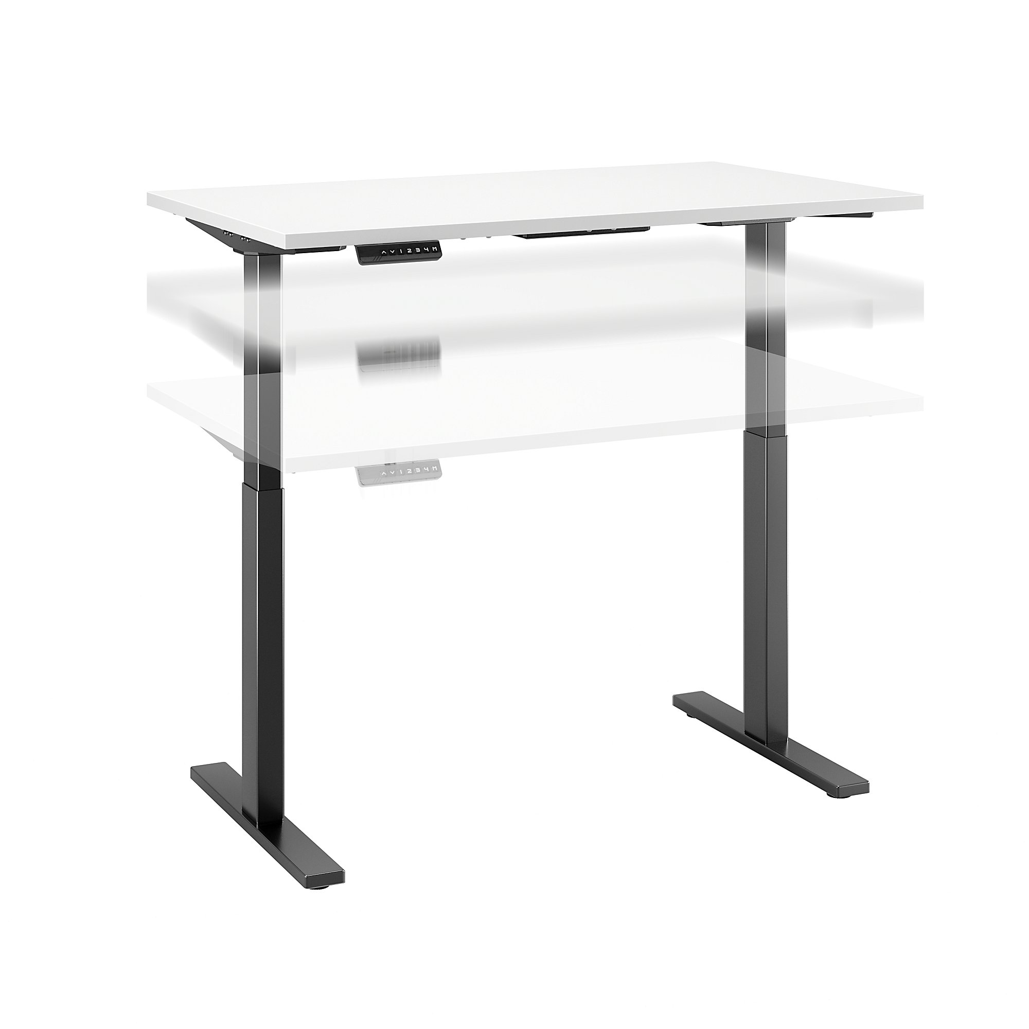 Sit stand desk home office height 1
