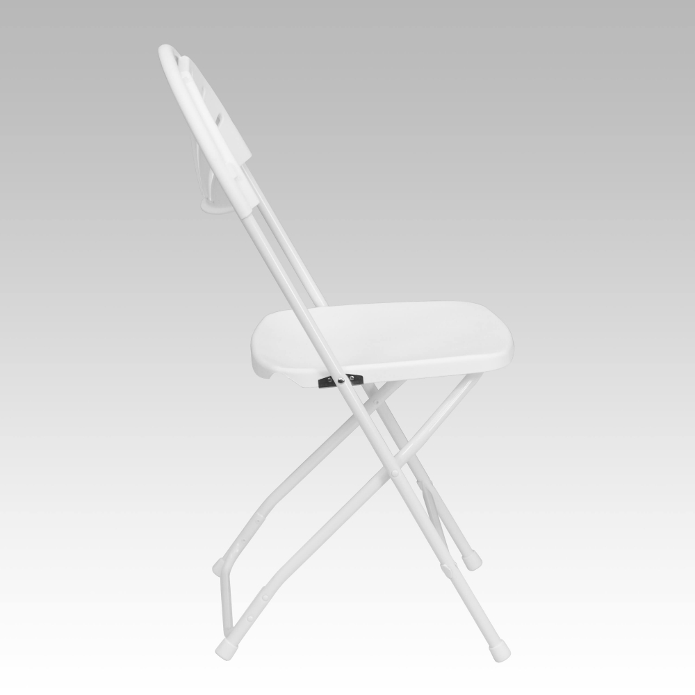Small portable chair side view