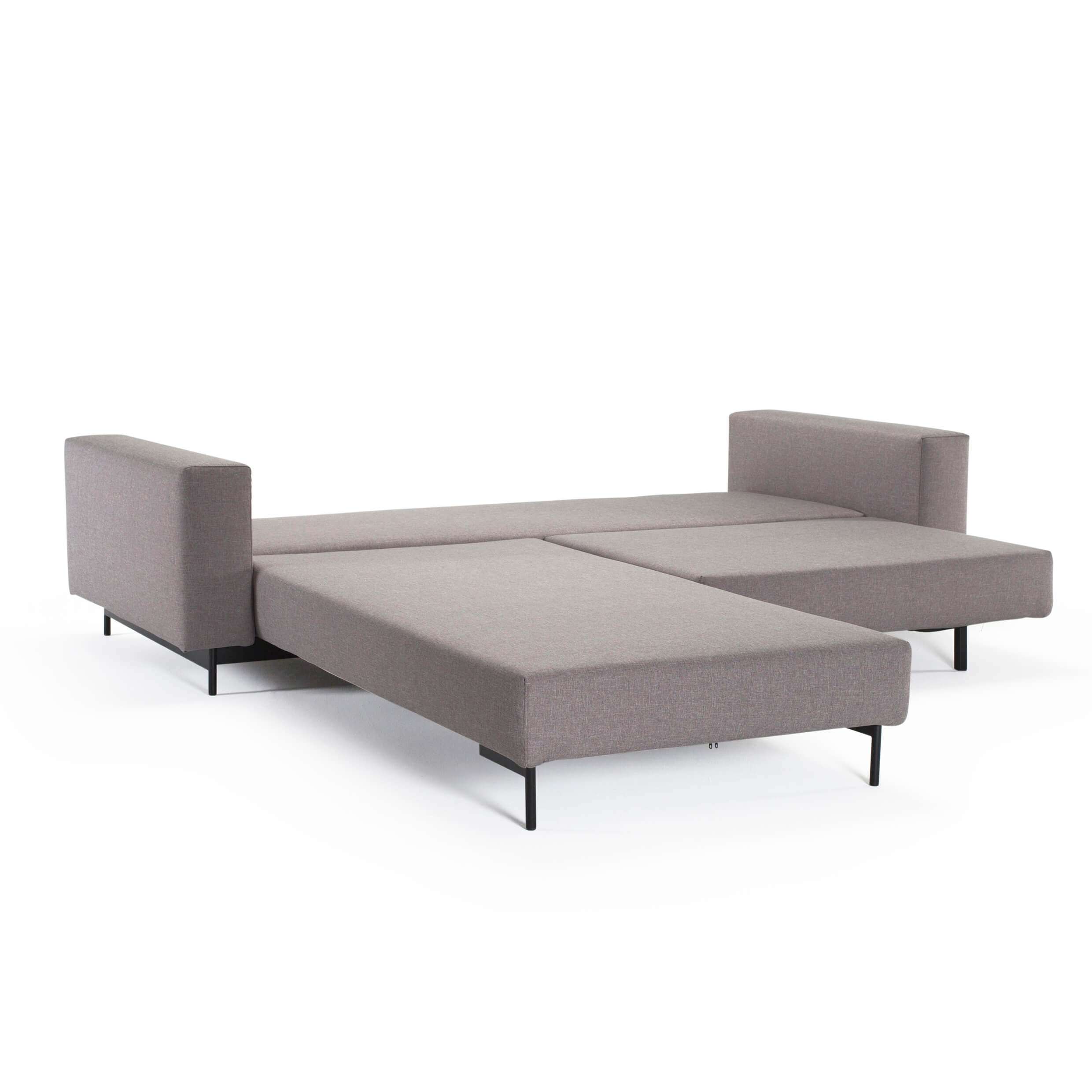Sofa bed convertible unfolded view