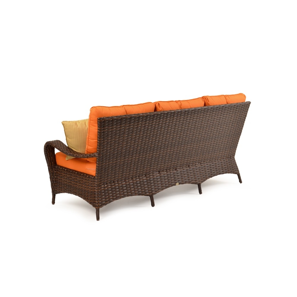 Sofa chaise lounge rear view