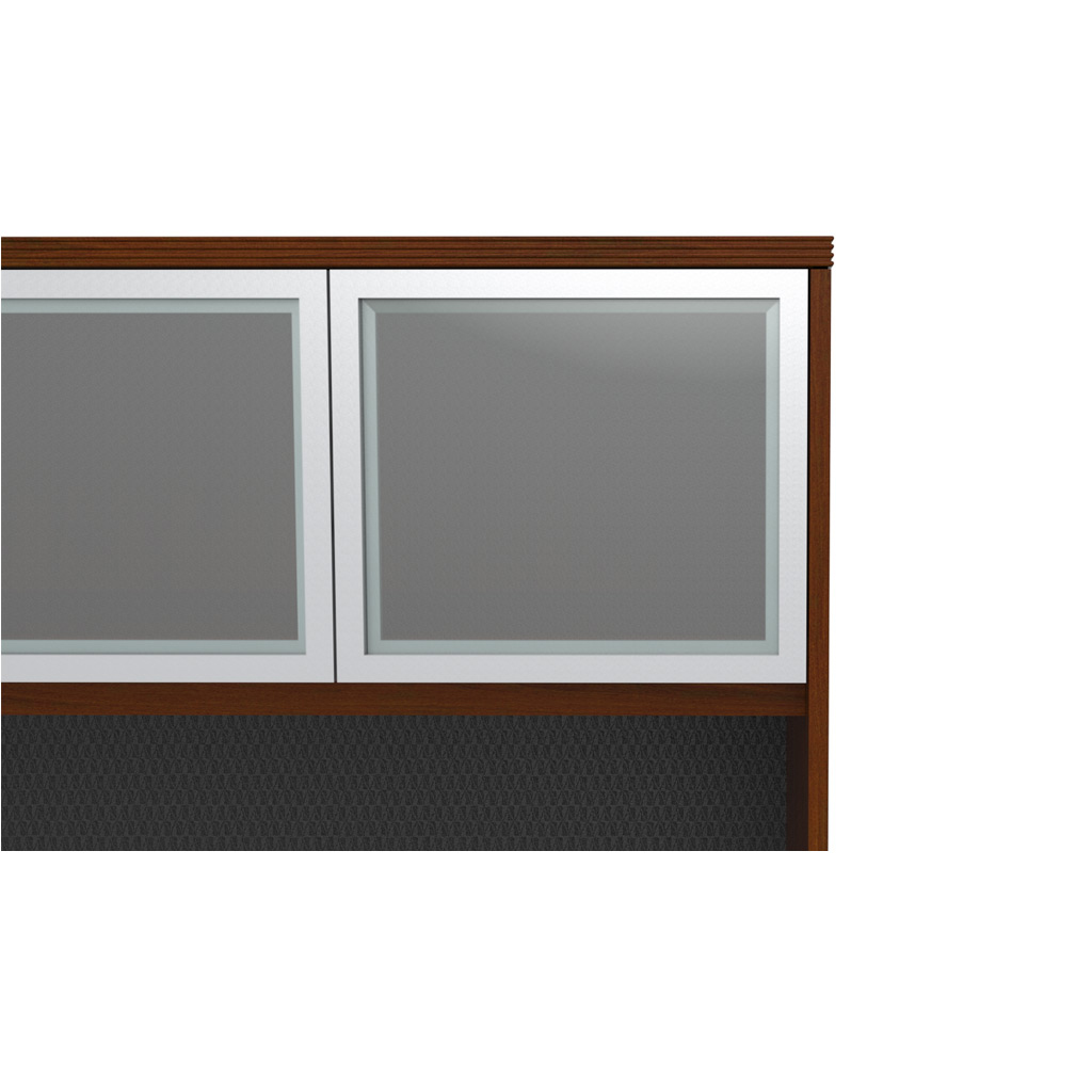 Solid wood office furniture glass metal doors