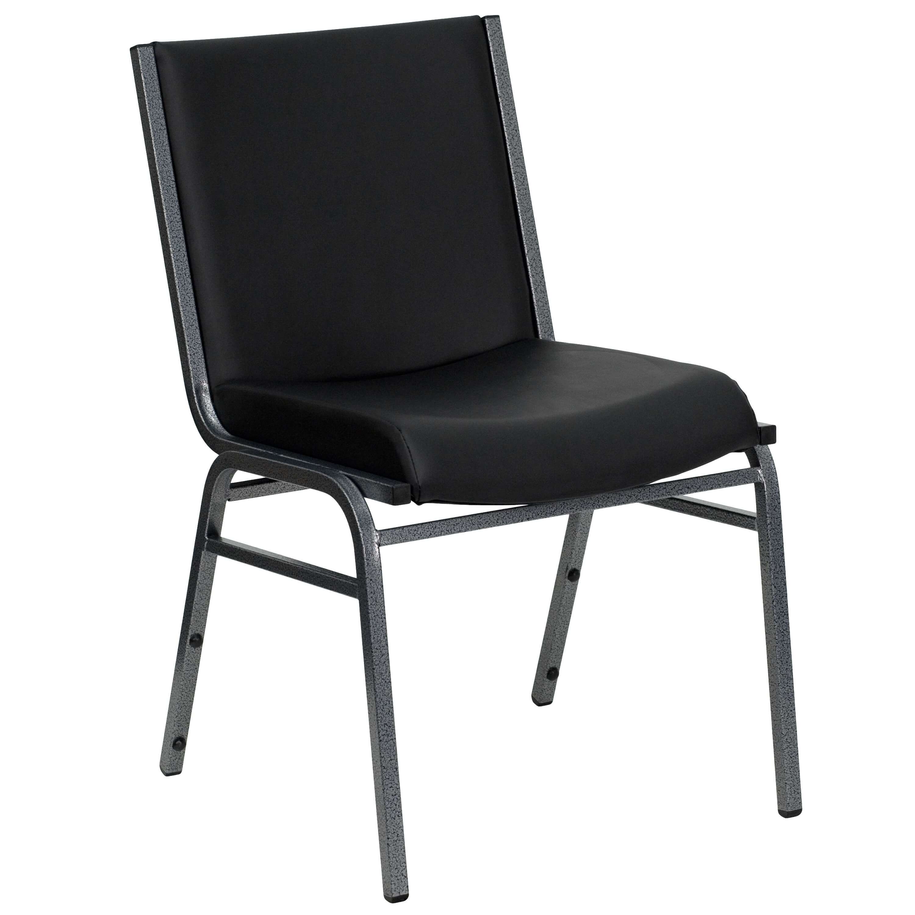 Stackable chairs CUB XU 60153 BK VYL GG FLA