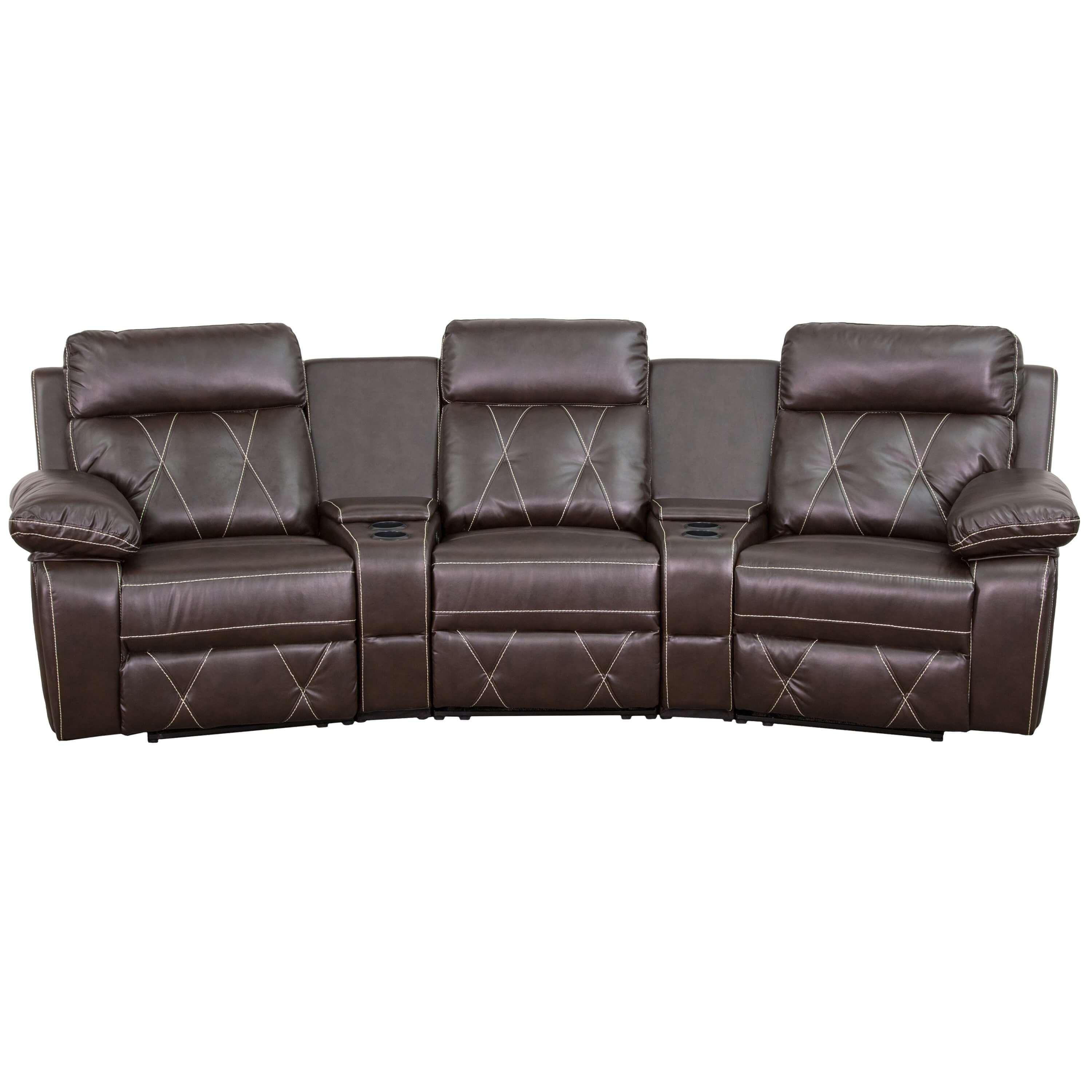 Theatre couches CUB BRN 70530 3 BK CV GG FLA