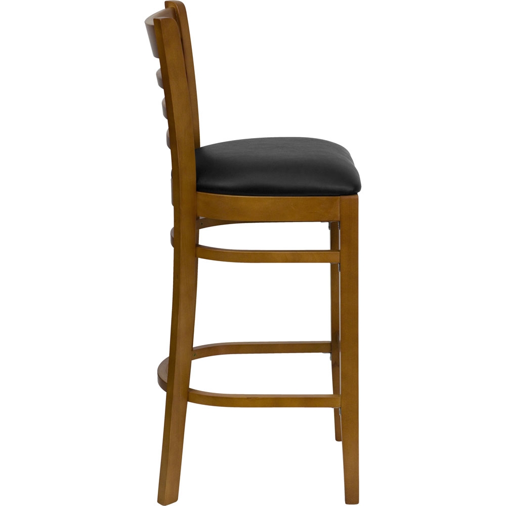 Tradiotional bar stools side view