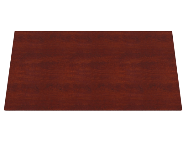 Training table with modesty laminated top 4x2 cherry