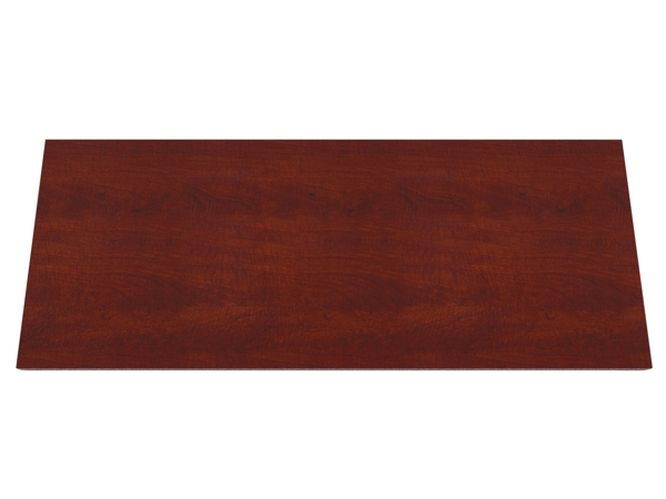Training table with modesty laminated top 5x2 cherry
