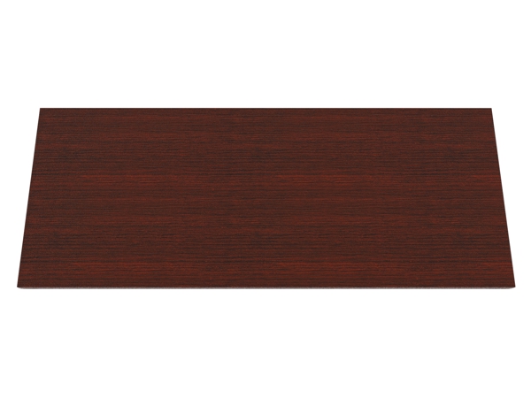 Training table with modesty laminated top 5x2 mahogany