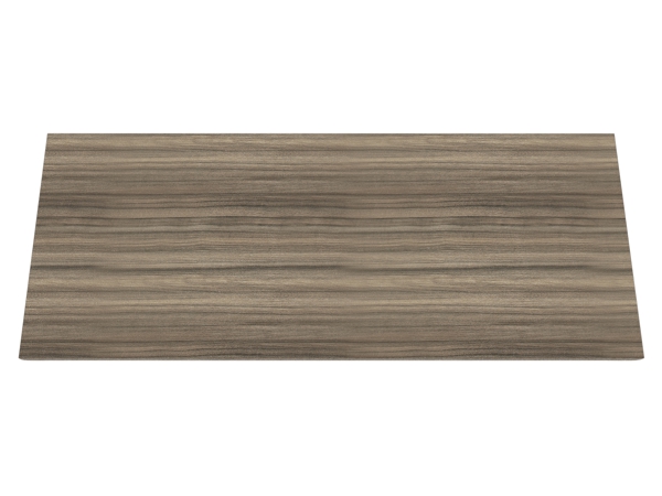 Training table with modesty laminated top 5x2 urban walnut