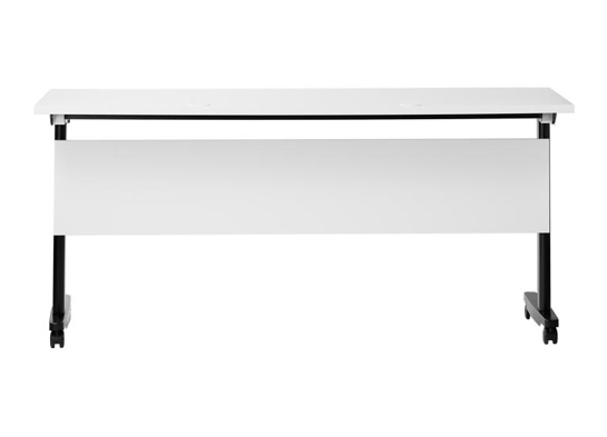 Training table with t leg 5x2 white black 10 Training table with t leg 5x2 white black 10