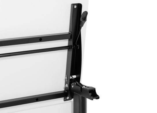 Training table with t leg 5x2 white black 13 Training table with t leg 5x2 white black 13