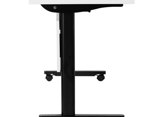 Training table with t leg 5x2 white black 14 Training table with t leg 5x2 white black 14