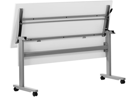 Training table with t leg 5x2 white grey 12 Training table with t leg 5x2 white grey 12