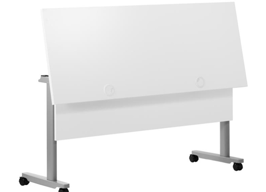 Training table with t leg 5x2 white grey 7 Training table with t leg 5x2 white grey 7