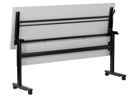 Training table with t leg 6x2 gray black 12
