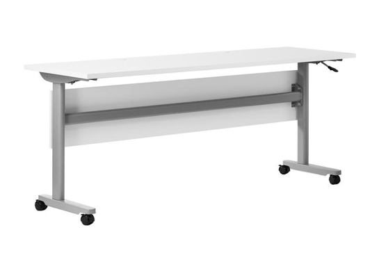 Training table with t leg 6x2 white gray 5 Training table with t leg 6x2 white gray 5