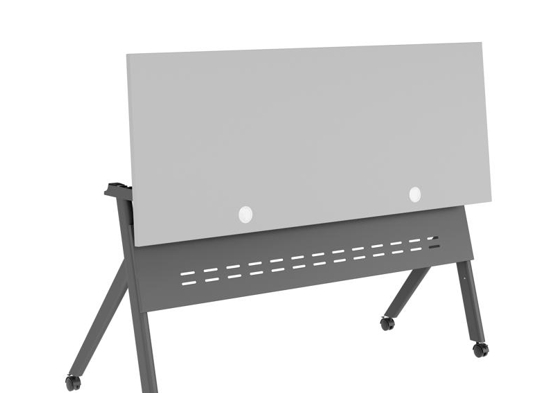 Training table with x leg 5x2 gray 7 Training table with x leg 5x2 gray 7