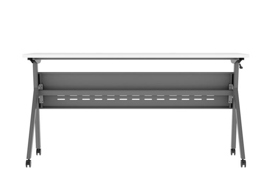 Training table with x leg 5x2 white gray 10 Training table with x leg 5x2 white gray 10