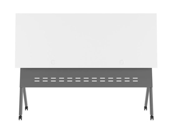 Training table with x leg 5x2 white gray 8 Training table with x leg 5x2 white gray 8