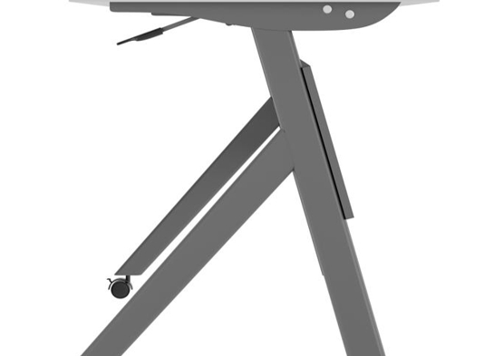 Training table with x leg 6x2 gray gray 14 Training table with x leg 6x2 gray gray 14