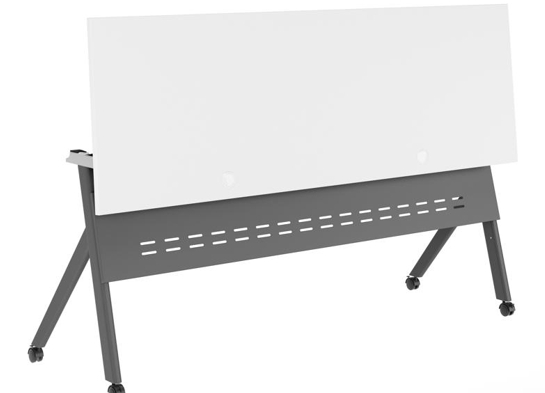 Training table with x leg 6x2 white gray 7