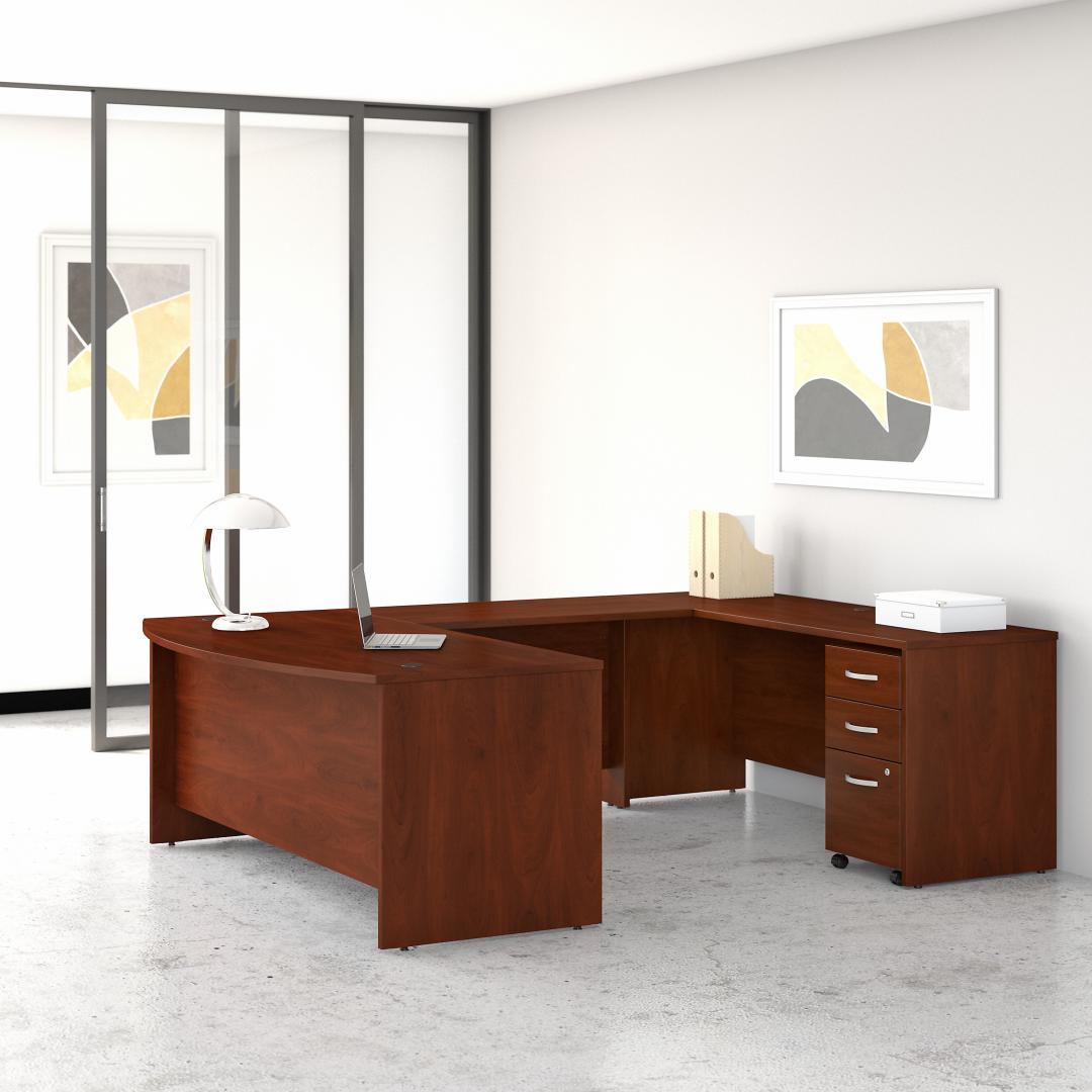 Besto office desk u shape 71w x 92d lifestyle