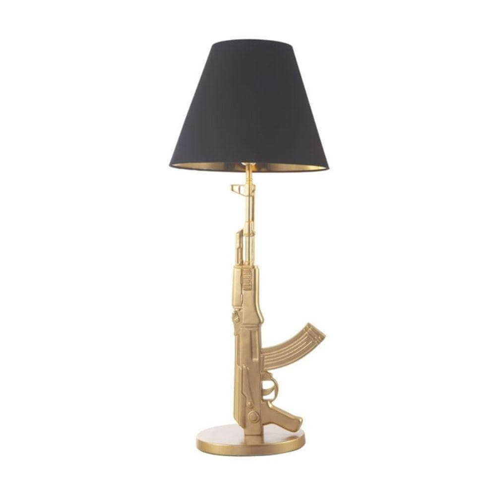 Unique table lamps gun lamp