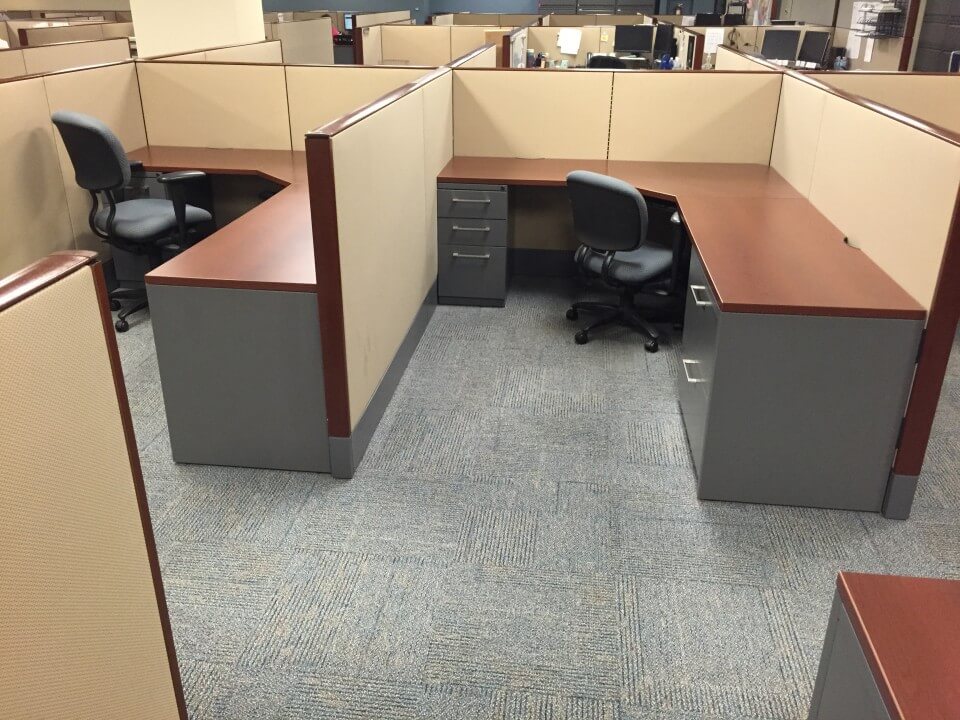 Used Office Cubicles Low Panels Haworth Premise 6x8 Used Cubicles